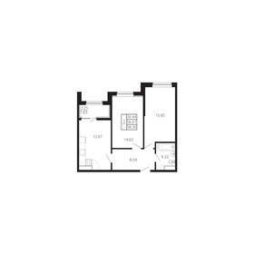 Квартира 58,3 м², 2-комнатная - изображение 1