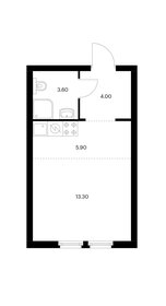 Квартира 26,8 м², студия - изображение 1