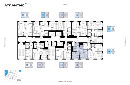 Квартира 36,8 м², 1-комнатная - изображение 2