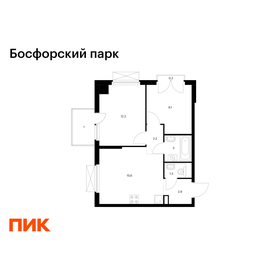 Квартира 47,5 м², 2-комнатная - изображение 1