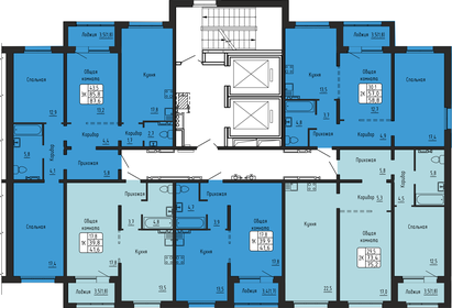 Квартира 58,8 м², 2-комнатная - изображение 2