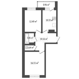 Квартира 55,5 м², 2-комнатная - изображение 1