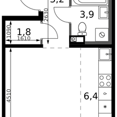 Квартира 31 м², студия - изображение 2