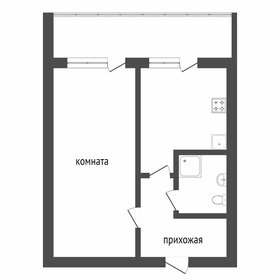Квартира 28 м², 1-комнатная - изображение 5