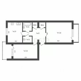 Квартира 51 м², 2-комнатная - изображение 3