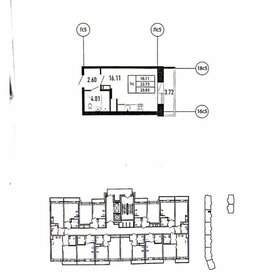 Квартира 22,7 м², студия - изображение 3