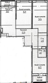 Квартира 81,5 м², 3-комнатная - изображение 1