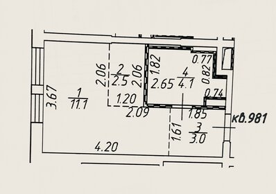 Квартира 20,7 м², студия - изображение 1
