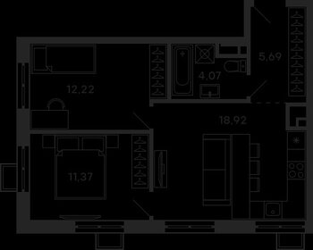 Квартира 52,3 м², 3-комнатная - изображение 1
