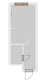 Квартира 19,8 м², студия - изображение 1