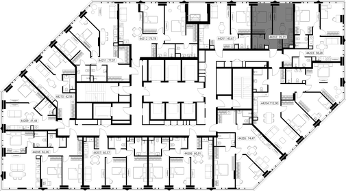 Квартира 35,3 м², 1-комнатная - изображение 3