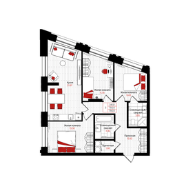Квартира 79 м², 3-комнатная - изображение 1