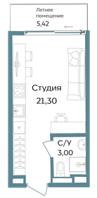 Квартира 29,7 м², студия - изображение 1
