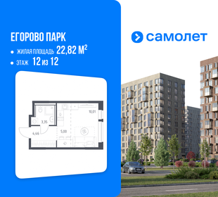 Квартира 22,8 м², 1-комнатная - изображение 1