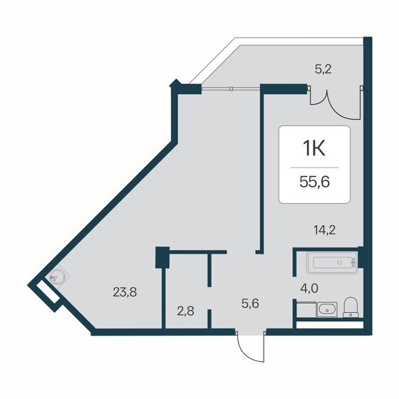 47 м², 1-комнатные апартаменты 16 000 000 ₽ - изображение 87