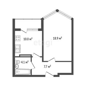 Квартира 40,7 м², 1-комнатная - изображение 1