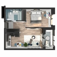 Квартира 41,5 м², 1-комнатная - изображение 4