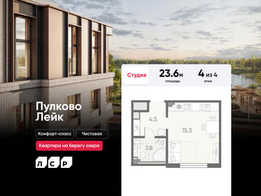 Квартира 23,6 м², студия - изображение 1