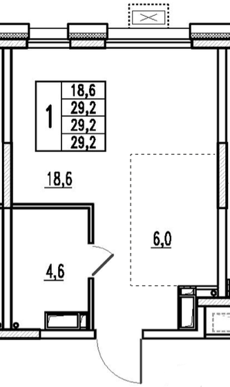 30,2 м², 1-комнатная квартира 5 979 600 ₽ - изображение 8