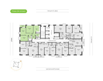 Квартира 74,7 м², 3-комнатная - изображение 2