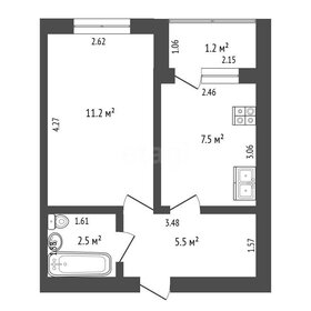 Квартира 29 м², 2-комнатная - изображение 1