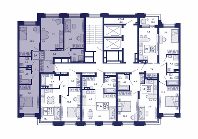 Квартира 83,4 м², 3-комнатная - изображение 2