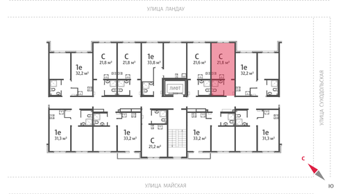 Квартира 21,8 м², студия - изображение 3