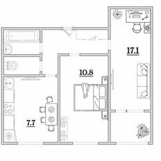 Квартира 44 м², 2-комнатная - изображение 5