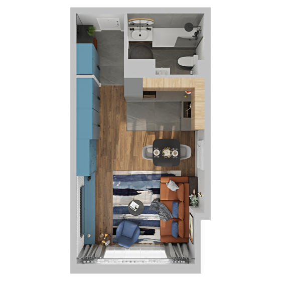 32,4 м², квартира-студия 4 201 000 ₽ - изображение 24