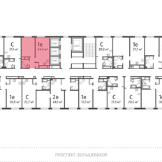 Квартира 34,4 м², 1-комнатная - изображение 3