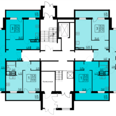 Квартира 64,1 м², 3-комнатная - изображение 2