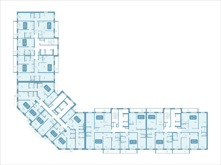 63,4 м², 2-комнатная квартира 8 720 000 ₽ - изображение 22