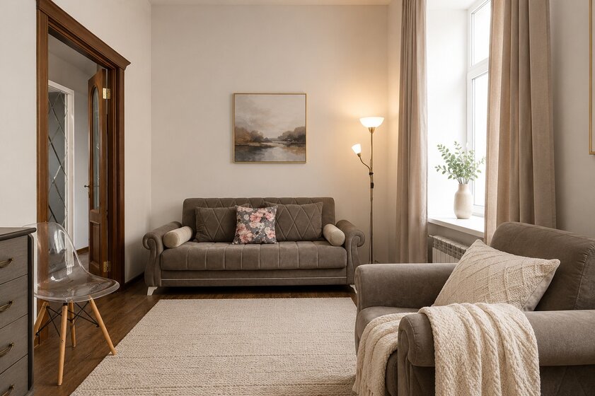 40 м², 1-комнатная квартира 3 900 ₽ в сутки - изображение 76