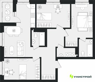 Квартира 72,2 м², студия - изображение 1