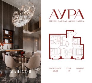 Квартира 68,2 м², 2-комнатная - изображение 1