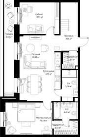 Квартира 169,7 м², 4-комнатная - изображение 2