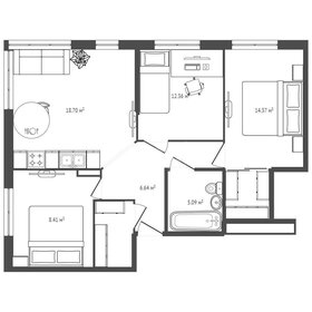 Квартира 91 м², 4-комнатная - изображение 1