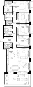 Квартира 144,3 м², 4-комнатная - изображение 2
