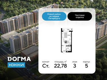 Квартира 22,8 м², студия - изображение 1