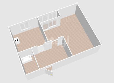 Квартира 37,8 м², 1-комнатная - изображение 2