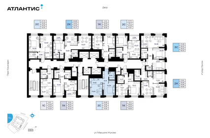 Квартира 41,6 м², 2-комнатная - изображение 2