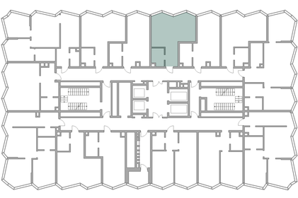 Квартира 34,7 м², 1-комнатная - изображение 3