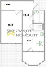 Квартира 33,2 м², 1-комнатная - изображение 5