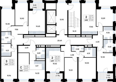 Квартира 72,1 м², 3-комнатная - изображение 2