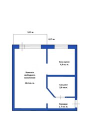 Квартира 29,5 м², 1-комнатная - изображение 5