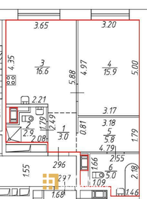 Квартира 49,2 м², 1-комнатная - изображение 2