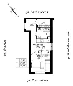 Квартира 30,5 м², студия - изображение 2