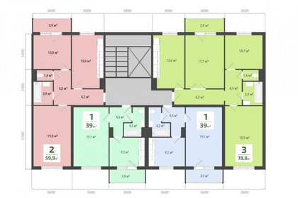 Квартира 76,8 м², 3-комнатная - изображение 3