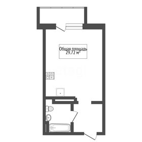 Квартира 29,7 м², студия - изображение 1
