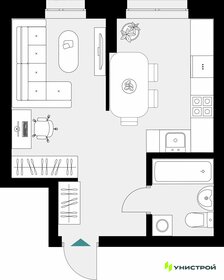Квартира 31,2 м², 1-комнатная - изображение 1